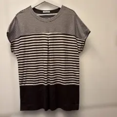 シンプルライフ⭐️チュニック　カットソー　ボーダー　L〜LLサイズのサムネイル
