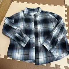 ベイフロー　ソフトネルチェックシャツ　130