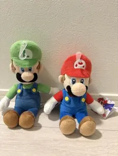 マリオ ルイージ ぬいぐるみセット 約26cm