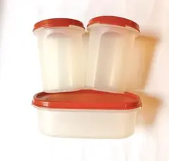 中古品・美品】タッパーウェア 5キロキーパー 3点セット - メルカリ
