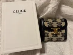 CELINE トリオンフ キャンバス 三つ折り財布のサムネイル