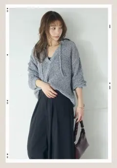 herliptoこじはるLace Up Wool-blend Pullover - メルカリ