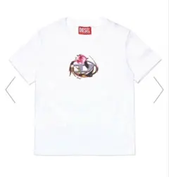 【美品】DIESEL 半袖ミニTシャツ ホワイト 10yのサムネイル