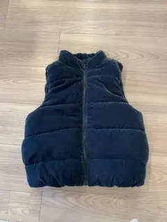 新品　ネイビー 中綿ベスト