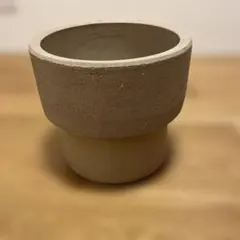 コントン 10号鉢程度 鉢カバー セメント ダークブラウン - メルカリ