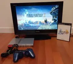 ソフト付きですぐ遊べる　動作確認済み　入手困難 　SCPH75000　PS2 2