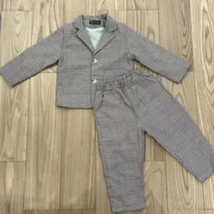 DayCloset チェック柄スーツ 110cm フォーマル