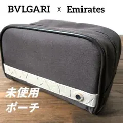 未使用 ブルガリ☓エミレーツ 航空 ポーチ - メルカリ