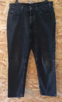 levi's 550 black 33/28 HUSKY ブラックデニム 90s - メルカリ