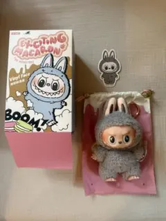 POP MART ラブブ Sesame Bean（マカロン グレー）