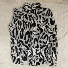 ZARA アニマルプリント 長袖シャツ L