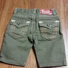 100ハーフパンツ秋カーキ　ZARA H&M