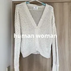 arrive 5° human woman カーディガン 長袖