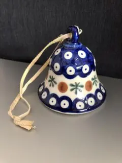ポーリッシュポタリー 天使の置物 クリスマス柄 ガリア社 UNIKAT