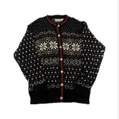 L.L.Bean カーディガン　セーター　ネイビー