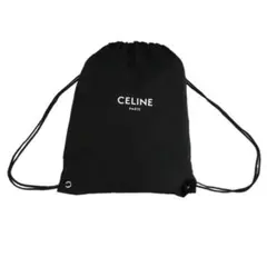 蕗*様様 CELINE 未使用 バックパック リュック コットン ブラック×ホワのサムネイル