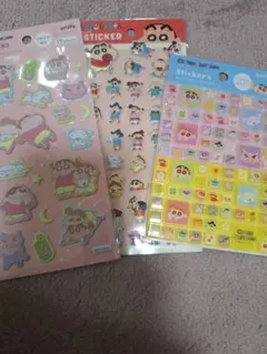 【新品未開封】クレヨンしんちゃん　シール　3点セット