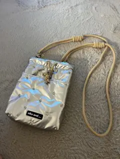 niko and ... シルバーショルダーバッグ