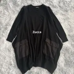 ★最終値下げ★新品タグ付きZUCCaワンピース ZUCCa（ズッカ） ニットワンピース M size ブルー レディース