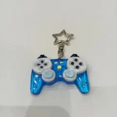 レトロゲームパッドキーホルダー（８bit風/レジン製/ハンドメイド）
