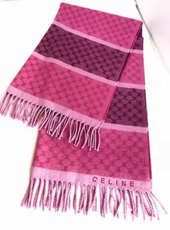 未使用に近い超人気★CELINEセリーヌ★マカダム柄★マフラー　ストール　肩掛けのサムネイル