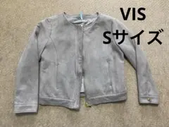 VIS ノーカラージャケット　Sサイズ