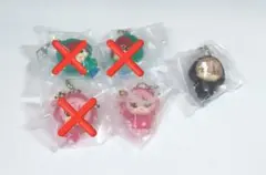 カラフルピーチ　めじるしアクセサリー　5点セット