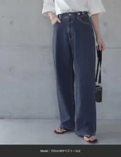 HUG.U　＜着丈・生地が選べる＞ 奇跡の新感覚デニム　L(トール丈)