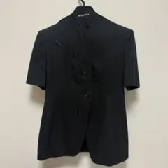 AKIRANAKA Sesilia linen JK ジャケット ブラック - メルカリ