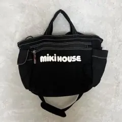 ✨未使用級✨MIKIHOUSE ミキハウス　マザーズバッグ　2way ブラック 2025年最新】ミキハウスマザーバッグの人気アイテム - メルカリ