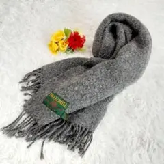 美品△TWEEDMILL ツイードミル グレー 灰色 大判ストール イギリス製のサムネイル
