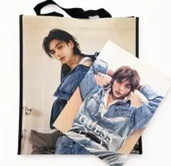 韓国限定品 スキズ ヒョンジン GUESS ショッパー - メルカリ