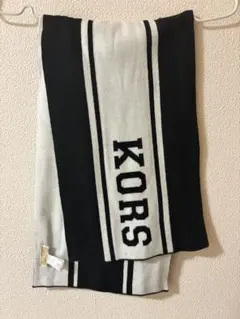 【MICHAEL KORS 】マフラー バイカラー ロゴ