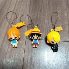 ス*ン様 ワンピース7個のキャラクター ストラップセット。 - メルカリ