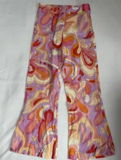 新品ZARA KIDS花柄 フレアパンツ 11-12歳　152cm