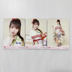 大谷映美里 振袖2021 コンプ イコラブ =LOVE 生写真