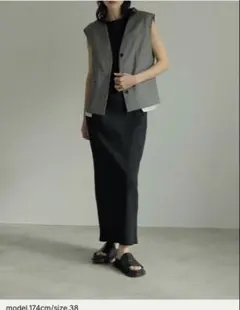 anuke 【Reha.】 Tuck Maxi Skirt - メルカリ