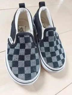 VANS チェック柄 スリッポン16センチ