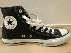 コンバース オールスター レザー ハイカット ブラック