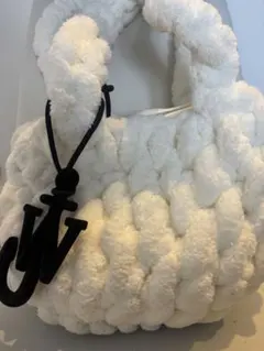 値下げ！ 新品 JW ANDERSON ホワイト ブランケット ハンドバックのサムネイル