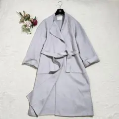 美品✨アンクレイヴ uncrave ウールリバーコート ベルト付 アイスグレー 公式】uncrave（アンクレイヴ） | ファッション通販サイト[オンワード