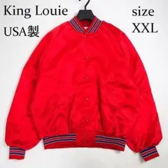 美品 King Louie スタジャン 赤 XXL ビンテージ 90s USA製のサムネイル