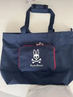 Psycho Bunny ネイビー トートバッグ