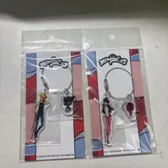 ミラキュラスワイヤーアクリル キーホルダー 2個セット
