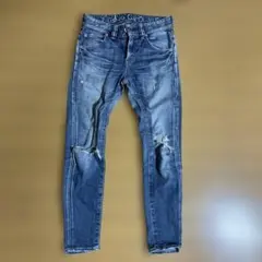 Radio Crowns ダメージ加工 ストレートデニム