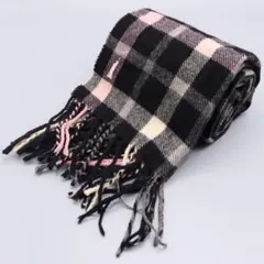 EAST BOY イーストボーイ マフラー　チェック　イタリア製　ピンク