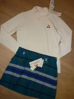 【新品】le coq golf ルコックスポルティフゴルフ シャツ＆スカート