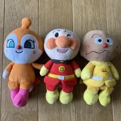 アンパンマン ぬいぐるみ 3体セット カレーパンマン ドキンちゃん