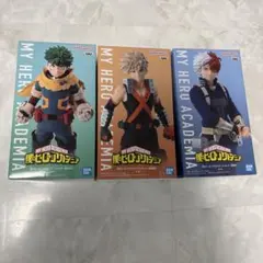 僕のヒーローアカデミア フィギュア 轟焦凍 緑谷出久 爆豪勝己 3体