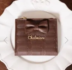 Chalmiere ボンボンショコラ チョコレート柄 財布 Chalmiere ボンボンショコラ チョコレート柄 財布 - メルカリ